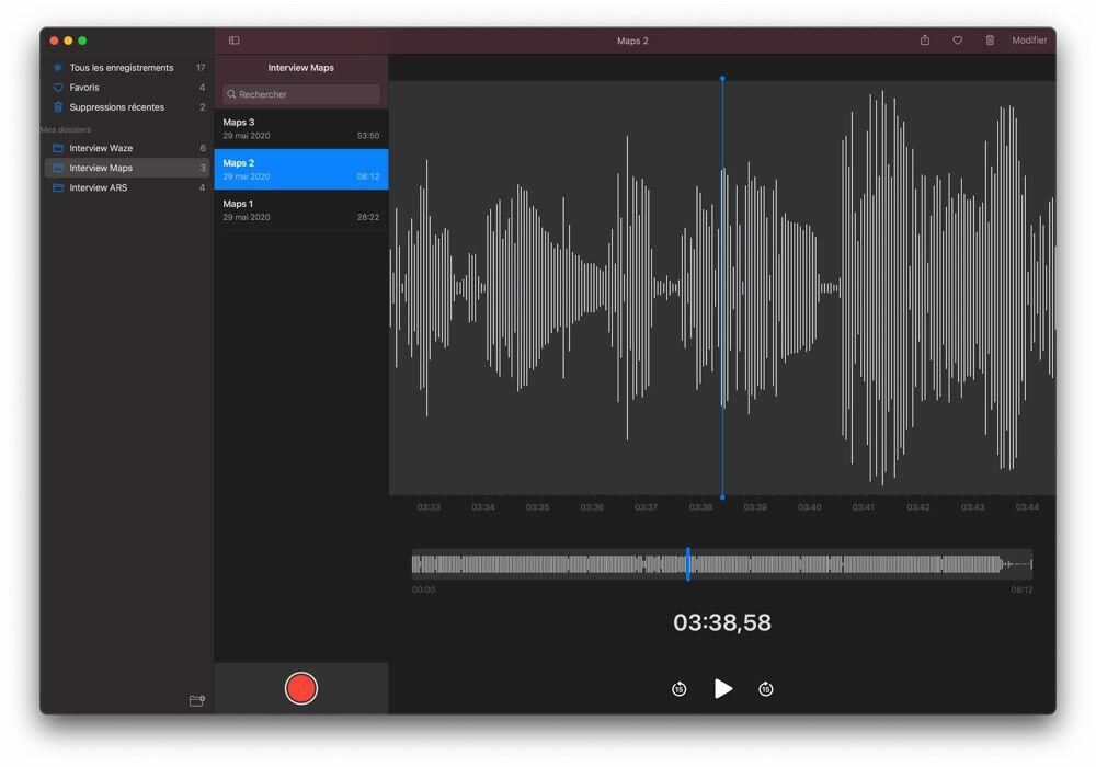 Comment utiliser dictaphone sur Mac ?